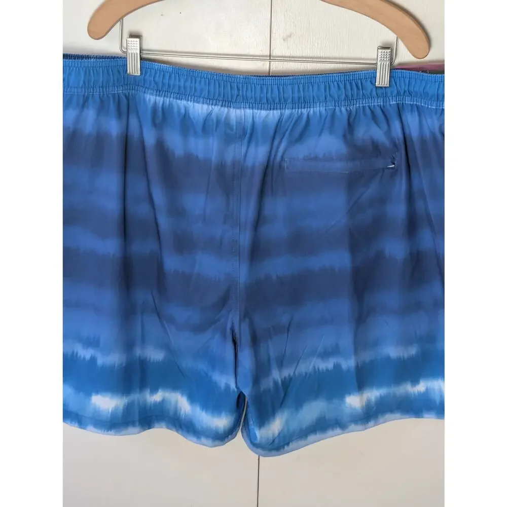 Goodfellow Blue Tie-dye  Swim Shorts XXL
